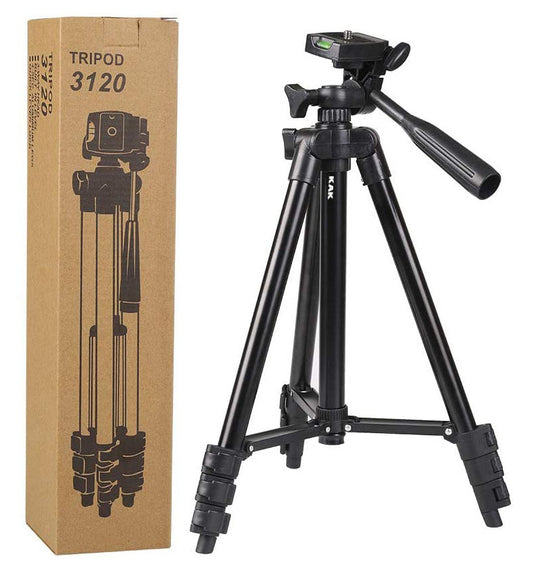 3120 Model Aluminum Alloy Foldable Tripod For Camera & Mobile