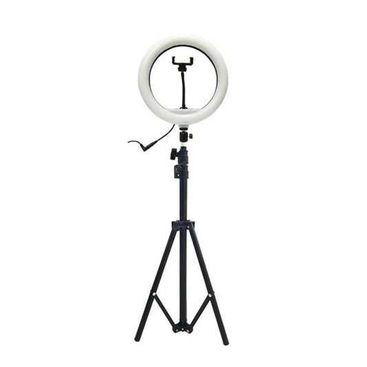 10 Inch LED Ring Light with Adjustable Stand & Phone Holder for Live Streaming, Video Recording, Photography