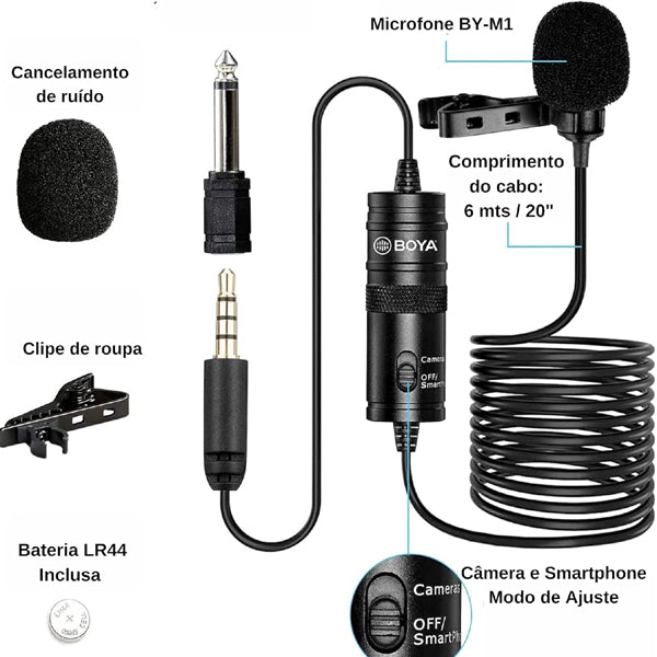 Boya BY-M1 Clip-On Microphone