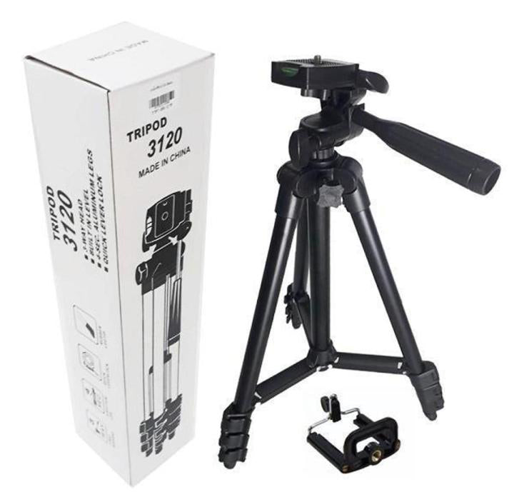 3120 Model Aluminum Alloy Foldable Tripod For Camera & Mobile