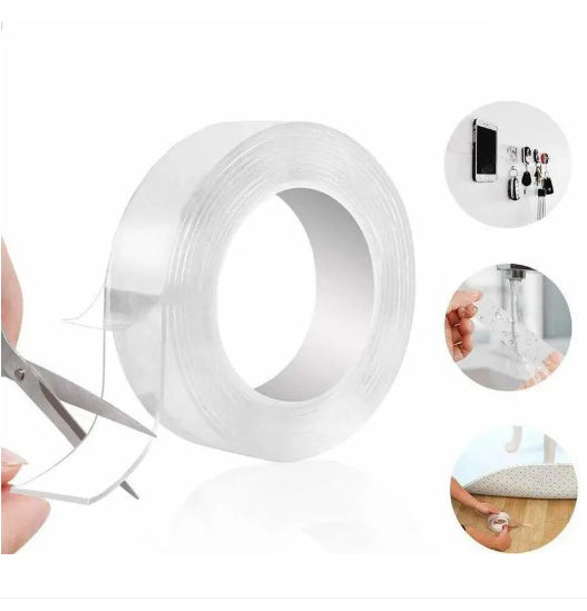 3M Magic Nano Tape Both Sided Tape Transparent Reusable Waterproof Adhesive Tape Cleanable and Reusable