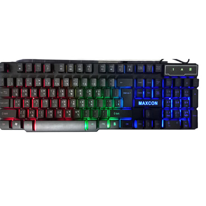 MAXCON Pro Gaming RGB Backlit Keyboard Professional Gamer Choice