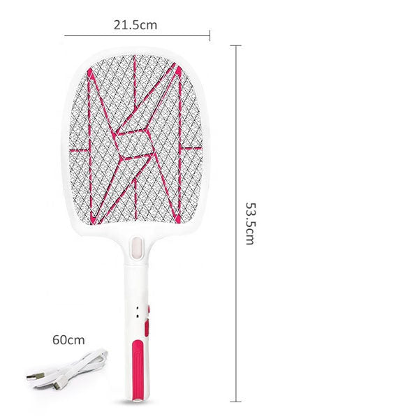 Sunmoon SM-3821 Rechargeable Mosquito Killing Bat With LED Torch