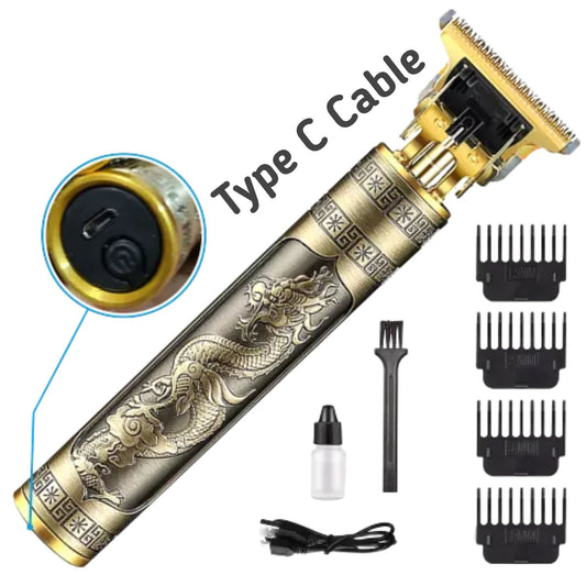 Vintage T9 Type C Charging Port multifunctional trimmer/Type C Charging Port Hair Cutting Machine