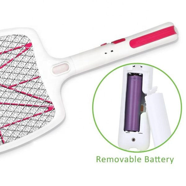 Sunmoon SM-3821 Rechargeable Mosquito Killing Bat With LED Torch