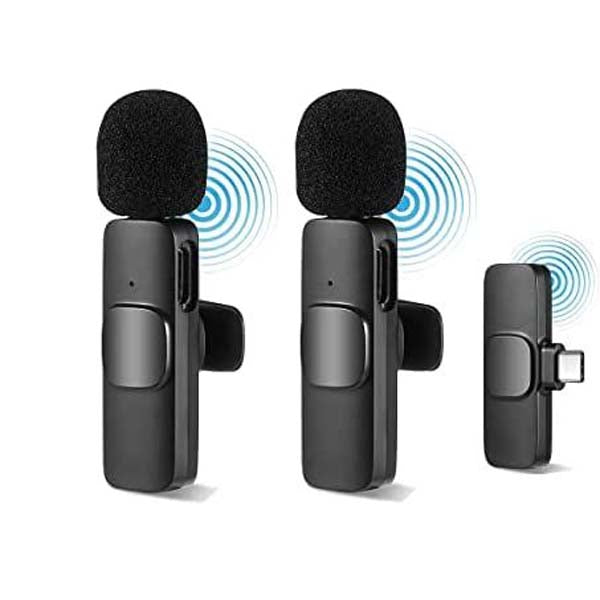 K9 Wireless Dual Microphone Professional Best Choice Microphone with Type C Interface