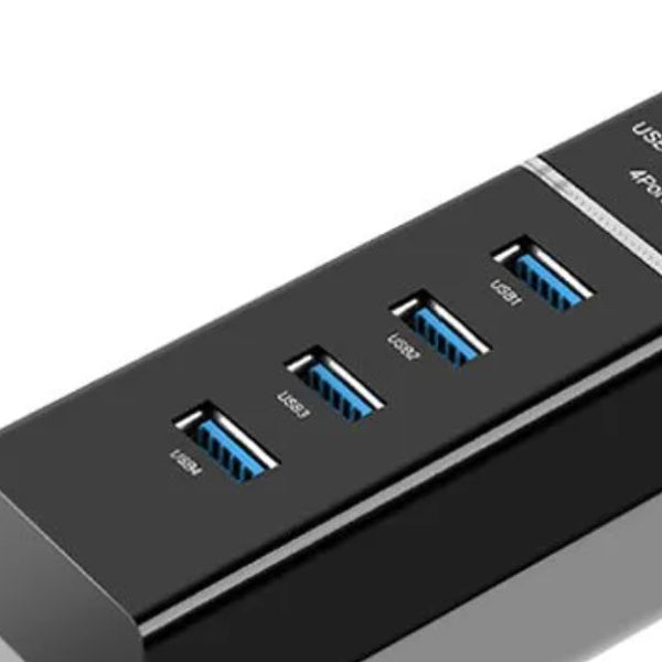 4 Ports of High Speed USB 3.0 Hub  PC Computer Laptop Accessories Multiport with 30 cm Cable