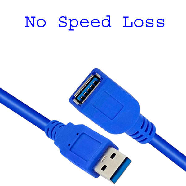1.5 Meter & 5 Meter Male to Female USB Extension Cable High Data Transfer Speed