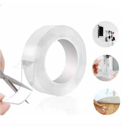 3M Magic Nano Tape Both Sided Tape Transparent Reusable Waterproof Adhesive Tape Cleanable and Reusable
