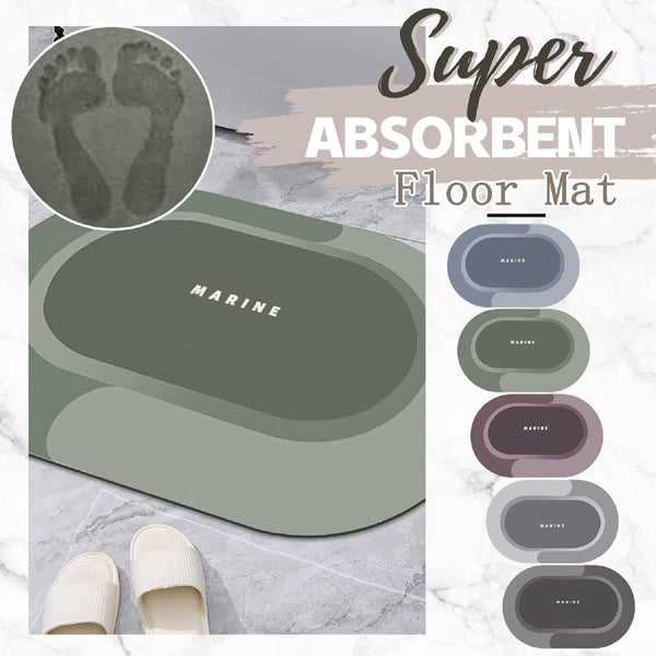 60*40 CM Original Super Absorbent Washable Elastic Floor Mat