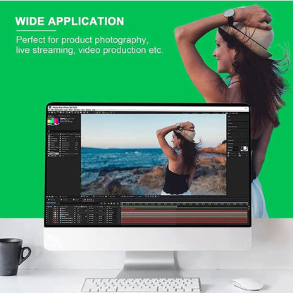 Premium Quality Green Screen Background for Best Visual Performance in Photography and Video Production